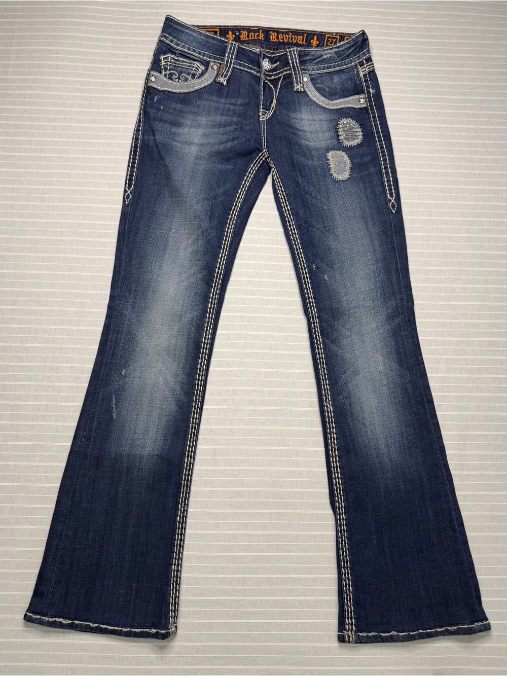 ✨ Rock Revival Alanis Bootcut Jeans – Size 27 ✨